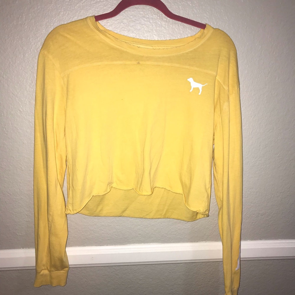 Vs pink yellow long sleeve